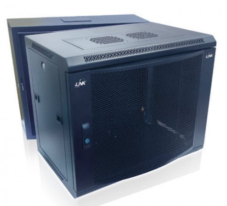 Link CW2-60512C Wall Rack 19" Wave CURVE Perforate 12U, ลึก 50 cm., (60cm x 50cm x 64cm) *ส่งฟรีเขต กทม.และปริมณฑล