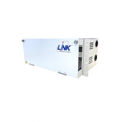 Link UF-4086A FDU SLIDE 12- 24C, Slide w/Cover, Rack Mount, w/Tray & Acc., Unload, Not Include F.O. Adapter Plate