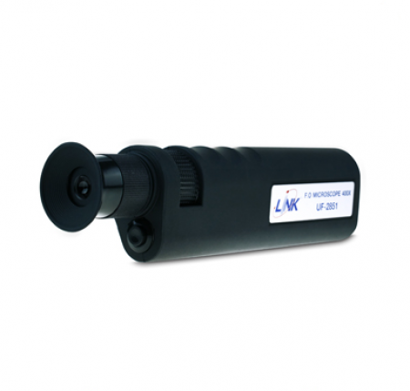 Link UF-2851 F.O. MICROSCOPE 400X w/ST,SC,FC & LC adapter (กล้องส่องหัว 400 เท่า ครบชุด)