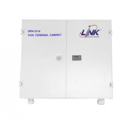 Link UFH3114 Indoor 48 SC/APC PON Terminal CABINET , (w/o adapter & pigtail) ตู้ใหญ่ประจำชั้น 