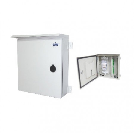 Link UF-4114A F.O. TERMINAL 24-48C, Outdoor Steel, w/Tray & Acc. , Unload