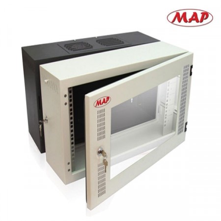 MAP M2-60412 19” Modern Wall Rack MI Series, Cold Roll Steel, 12U (60x40x62cm) *จัดส่งฟรีเขต กทม.และปริมณฑล