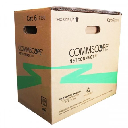 COMMSCOPE CBC-0017LSZH (884024508/10) CAT 6A F/UTP (Shielded) Cable 23 AWG Solid, 500 MHz, (LSZH) White Jacket, 305 M./Reel in Box *ส่งฟรี เขตกรุงเทพและปริมณฑล