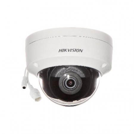 HIKVISION DS-2CD2123G2-I(S) AcuSense 2MP Dome Network Camera, Fixed focal lens, 2.8 and 4mm optional, 1920 × 1080 resolution,  Focuses on Smart Human/Vehicle Detection, Water and dust resistant IP67, IK10 Support microSD card up to 256 GB Audio and alarm 