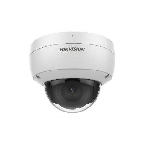 HIKVISION DS-2CD2183G2-IU 4K AcuSense 8MP Dome Network Camera, Fixed focal lens, 2.8 and 4mm optional, 3840 × 2160 resolution, Focuses on Smart Human/Vehicle Detection, Water and dust resistant IP67, IK10 Support microSD card up to 256 GB Built-in microph