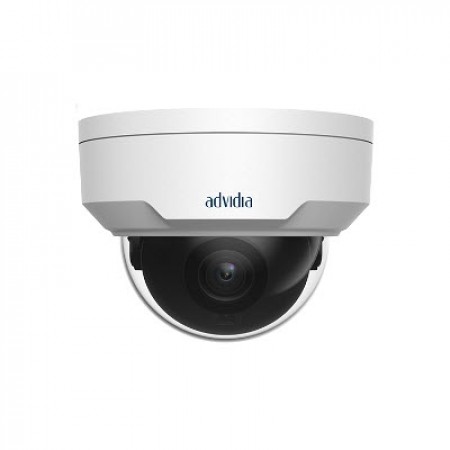 Advidia (By Panasonic) M-46-FW 4MP WDR IR Fixed Dome IP Camera, WDR 120dB, 2.8mm Lens, H.265 IR, IP67, IK10 Rated													