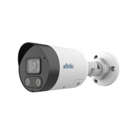 Advidia (By Panasonic) M-89-F-L 8MP HD Intelligent Fixed Active Deterrence Bullet IP Camera,   WDR 120dB, 4.0mm Lens, H.265 IR, IP67