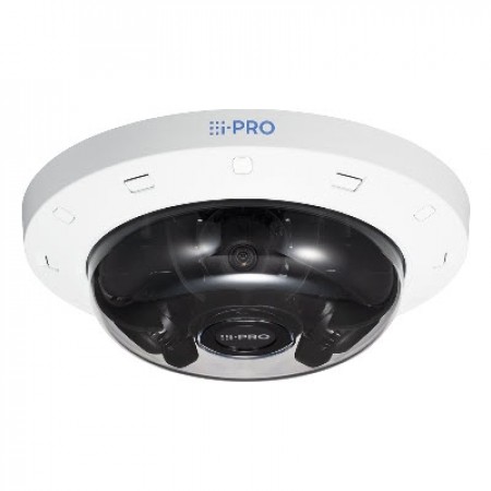 I-PRO (Panasonic) WV-S8543L IR Multi-Sensor Network Outdoor Camera with AI Engine, H.265, Zoom 2.5x, Built-in 360° IR LED								