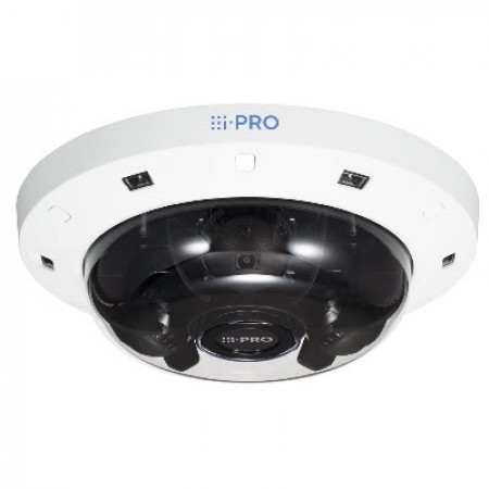 i-PRO WV-S8563L 3x6MP(19MP) Outdoor Multi-Sensor Network Camera with AI Engine, H.265, Zoom 1x, Built-in 360° IR LED								