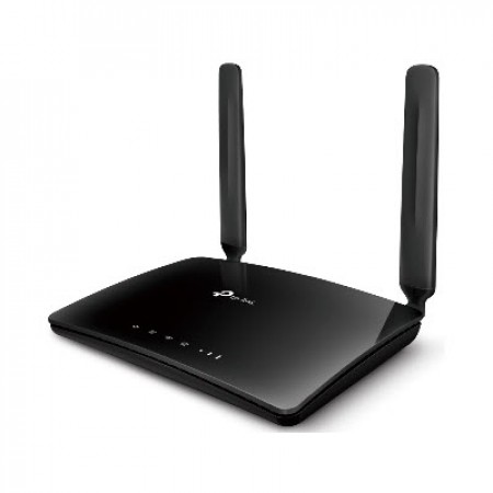 tp-link ARCHER MR200-V5 AC750 Wireless Dual Band 4G LTE Router, Build-In 150Mbps 4G LTE Modem, 433 Mbps at 5 GHz + 300 Mbps at 2.4 GHz, 4G Cat4 150/50 Mbps								 								