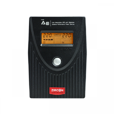 ZIRCON AE 1000VA/550W Zircon Line Interactive UPS AE 1000VA/550W Digital Display (Tower type)