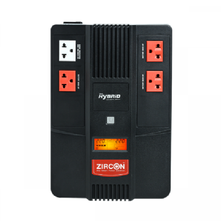 ZIRCON HYBRID 1000VA/550W Zircon Line Interactive UPS  Hybrid 1000VA/550W  Digital Display, Hot Swapp. (Tower type)
