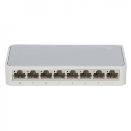 tp-link TL-SF1008D 8-Port 10/100Mbps Desktop Switch, Fast Ethernet Wired Network Expansion Solution			 			