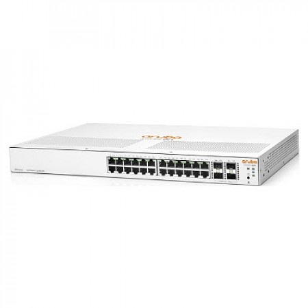 Aruba IOn 1930 24G 4SFP+ PoE 195W Switch (JL683B) 24 Ports Gigabit 100/1000Mbps, 4SFP 1G ports PoE 195W Class 4, Switch Manage Layer2, Desktop Switch