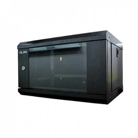 GLINK NC6U(45CM) BL Wall Rack (60x45x37cm) 6U Black