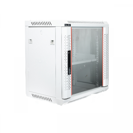 GLINK GC12U(45) WH Wall Rack 12U (60x45x63.5cm) White Network cabinet removable side panels easy to install and maintain