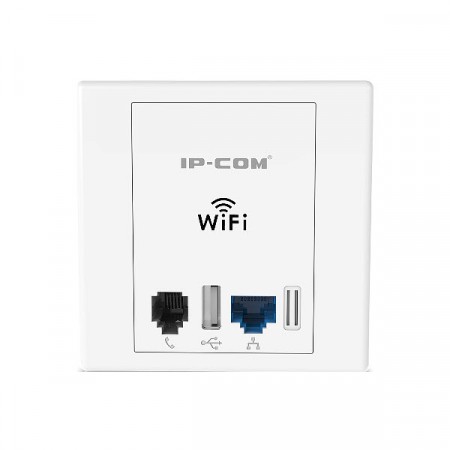 IP-COM AP255(TH)1xRJ45 Wall plate Wireless Access Point 2.4GHz 802.11b/g/n standard, 300Mbps, POE Support 802.3af (No Power Jack)