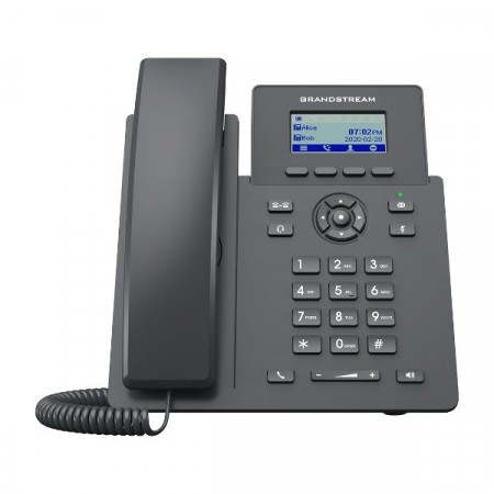 Grandstream GRP2601 IP-Phone 2 SIP account, 2 lines Essential IP Phone 10/100 Mbps, Support GDMS Cloud, 5-way audio conferencing+ Adapter, HD Voice G.722(wide-band), OPUS