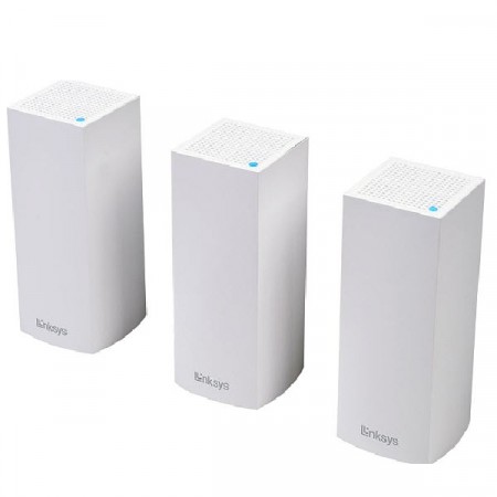 Linksys Atlas6 MX2003-AH AX3000 Dual-Band Intelligent Mesh WiFi 6 System, Linksys App easy Set-up, 75+ Devices, 557 sq.m. (Pack 3)