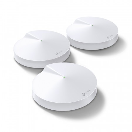 tp-link DECO M9 PLUS-3PACK AC2200 Tri-Band Smart Home Mesh Wi-Fi System								 								