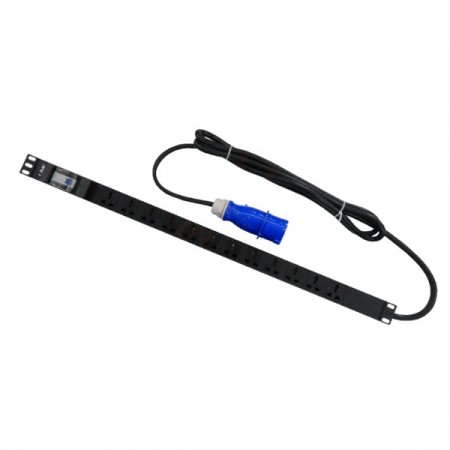 Link CH-10512 Power Distribution Unit 12 Universal Outlet (Circuit Breaker 32A + Power Plug 32A)