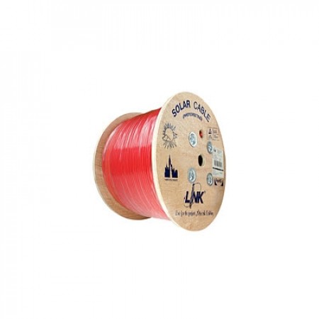 Link CB-1040AR-5 PV Solar Cable, 62930 IEC131, H1Z2Z2-K, (1,500V), 1x4 mm² Red Color 500 m./Roll.								