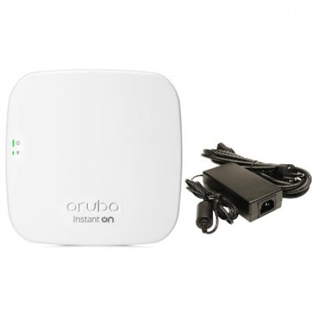 Aruba Instant On AP11 (R6K61A), PSU BDL WWBase with 12V Power adaptor Standard SET, Indoor Access Point 1167Mbps, 802.11ac, Wave2, 2X2:2 MU-MIMO radios, Smart Mesh Wi-Fi support