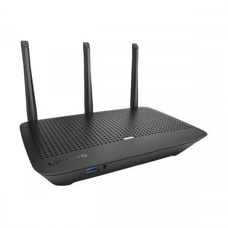 LINKSYS EA7500S-AH Advanced high-speed WiFi MAX-STREAM AC1900 MU-MIMO Dual-band Gigabit (600+1300 Mbps) 3x3AC with 3 external antennas