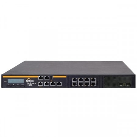 Peplink Balance 2500-SFP (BPL-2500-SFP) Multi-WAN Router, 12 Gigabit WAN port and 2 x 10G SFP + LAN port, 8Gbps Throughput, Load Balancing/VPN/QoS Support
