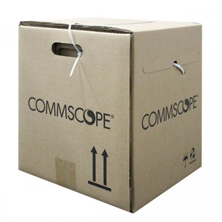 COMMSCOPE CBC-0007LSZH (884036494/10) CAT 6 Indoor UTP Cable 23 AWG, Bandwidth 250MHz, LSZH White Color 305 M./Pull Box *ส่งฟรีเขต กทม.
