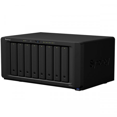 Synology DiskStation  DS1821+ แบบ 8 Bay  8 x 3.5" or 2.5" SATA HDD/SSD  , 2 x M.2 2280 NVMe SSD, AMD RyzenTM V1500B quad-core 2.2 GHz ,4 x USB 3.2 Gen 1, 2 x eSATA ,4 x 1GbE RJ-45