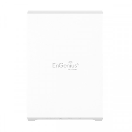 EnGenius EWS550AP Dual-Band AC1300 Wave 2 Indoor Wall-Plate Access Point, Speed 1300Mpbs, 4 x LAN Port, PoE Support