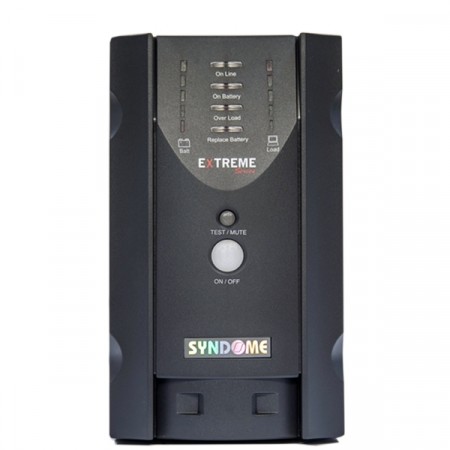 SYNDOME EXTREME 1502 UPS 1500VA/900W, Line Interacitbe with Stabilizer, Universal Socket 5 Outlet (ส่งฟรีทั่วประเทศ)