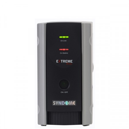 SYNDOME EXTREME 800 UPS 800VA/360W, Line Interacitbe with Stabilizer, Universal Socket 4 Outlet (ส่งฟรีทั่วประเทศ)