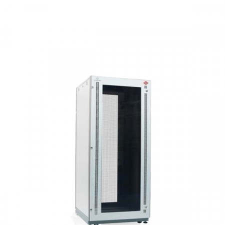 19" GERMANY G4N-60627 New Server Rack 27U (W60xD60xH139cm) Two-Tone White-Gray