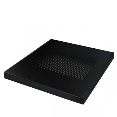 19" GERMANY G7-02065B Fix Component Shelf Deep 65 cm. for Rack 80 cm. Galvanize Steel, Black Color