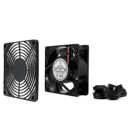 19" GERMANY G7-05001 FAN Heavy Duty 1 x 4" (2 Ball Bearing พร้อมหน้ากาก ABS และสายไฟ 1.8 เมตร)