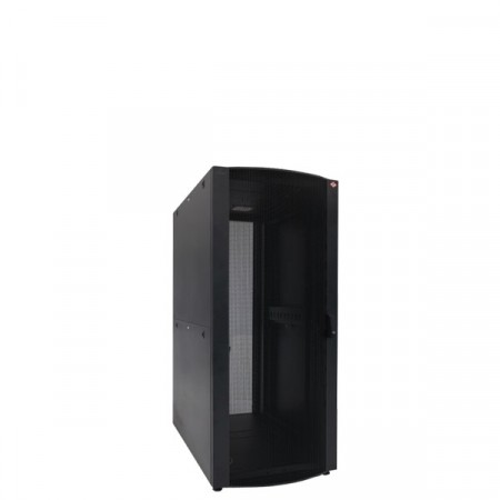 19" GERMANY G8N-60827B New Data Center Rack 27U (W60xD80xH139cm.) Single Front Curve Perforate Door