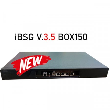 IBSG-V3.5BOX150 THE BOX 150 Network Embedded Box 150User Wi-Fi Hotspot Gateway Rackmount Server 