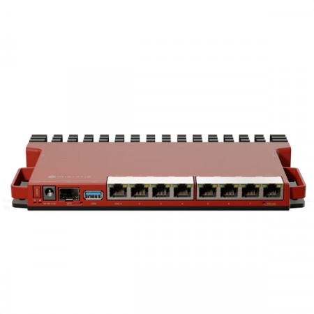 MikroTik L009UiGS-RM 8-Port Router Gigabit Ethernet Port + 2.5G SFP Port, + 1 USB 3.0 type A, Load Balancing + Hotspot Server + VPN Support, Rackmount kit K-79 (Included)