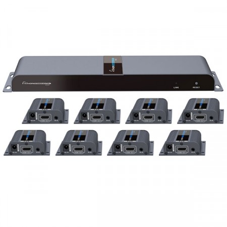VENZel (NEXIS) LH-108EA 8 PORT HDMI SPLITTER 40M EXTENDER OVER CAT6/6A/7