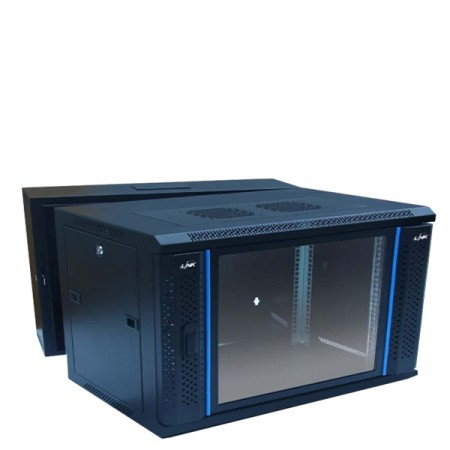 Link CW2-60506G 19" Glass Wall Rack 6U (60x50x37cm) *ส่งฟรีเขต กทม.และปริมณฑล