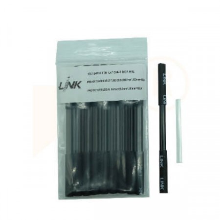 Link SV-2252SET HEAT SHRINK with Protector Sleeve for FLAT FTTH (10 Shrink + 10x Sleeve ) / Pkg.