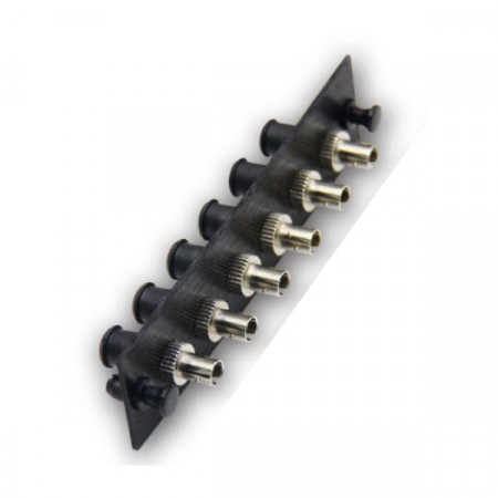 Link UF-2144 Fiber Optic 6 ST Snap-In Adapter Plate (MM.) 