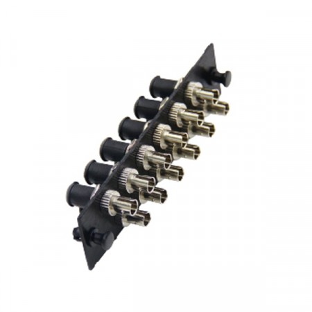 Link UF-2244 Fiber Optic 12 ST Snap-In Adapter Plate (MM.) 