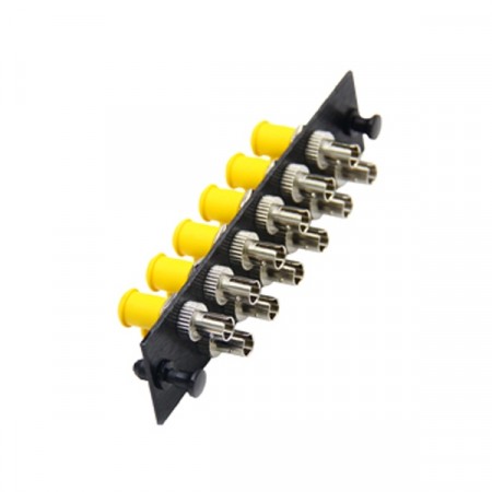 Link UF-2244SM Fiber Optic 12 ST Snap-In Adapter Plate (SM & MM.) 
