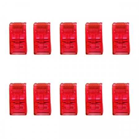 Link US-1051-X CAT 5E RJ45 Plug, Unshield, Crystal Color (10 Each/Pkg)