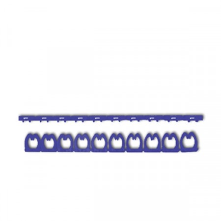 LINK US-2211 Cable Marker # 0-9 for 4-5.5 mm.(Blue for CAT 5E , CAT 6) 10 เลข/แถว,1ถุงมี 10 แถว