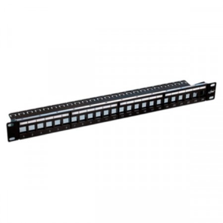 Link US-3002SA Shield Unload Staggered Patch Panel 24 Port (1U) w/lable ...
