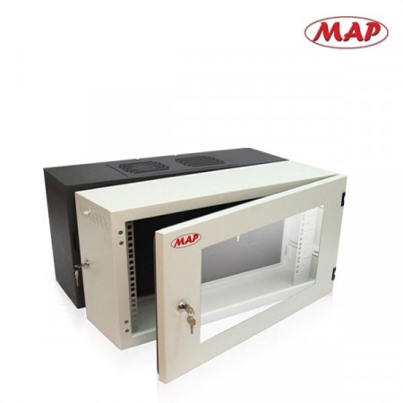 MAP M1-60506 19" Modern Wall Rack Series AC, Cold Roll Steel, 6U (60x50x35cm) *จัดส่งฟรีเขต กทม.และปริมณฑล